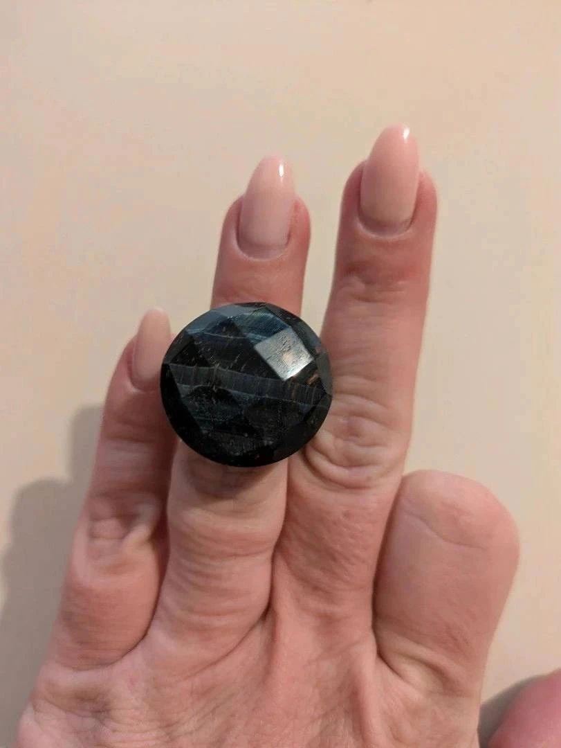 Bague Fantaisie - Ajustável - Preto - Brhal-65 – photo 3